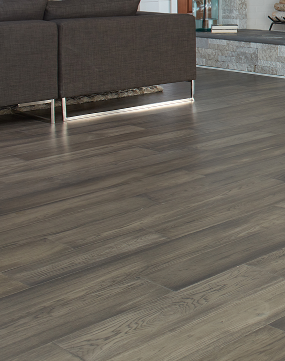 Wood Look Flooring in family room