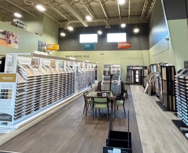 Hard Surface showroom display