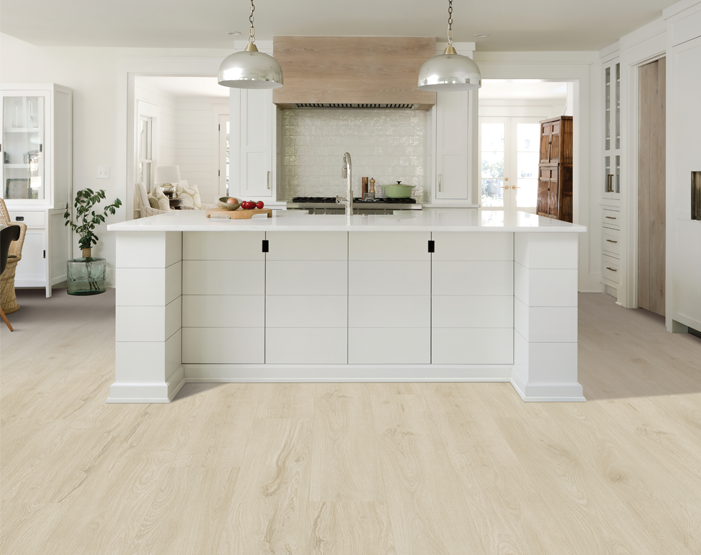 Karastan flooring in kitchen