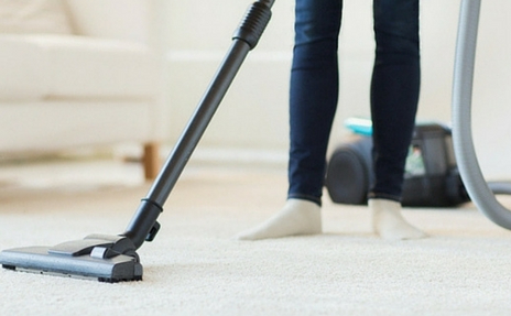 Vacuuming White Carpet