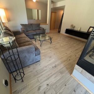 Entry way with vinyl floors