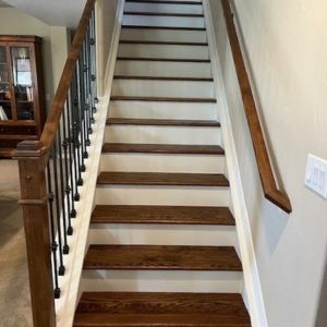 wood staircase